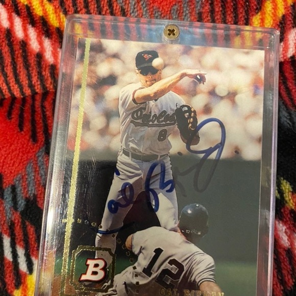 Cal Ripken Sr. an Cal Jr. 4 Card Autograpg Lot,HOF - Picture 5 of 9